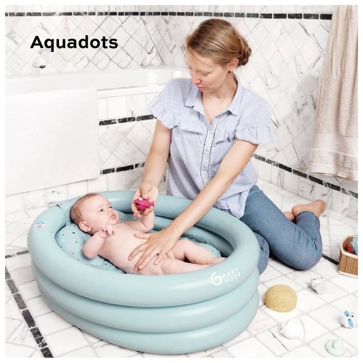 Babymoov Baignoire Gonflable de voyage, Évolutive en Piscine pour enf