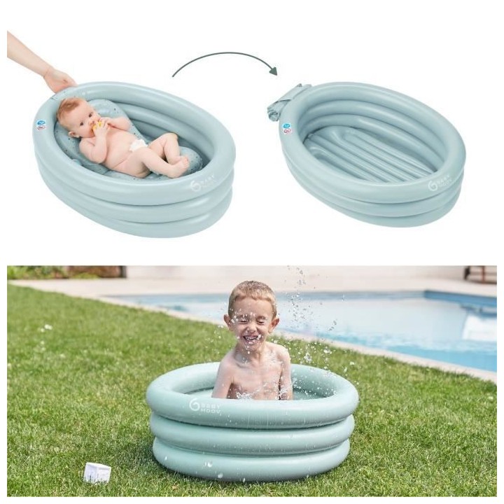 Babymoov Baignoire Gonflable de voyage, Évolutive en Piscine pour enf