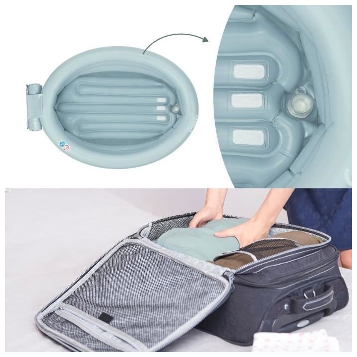 Babymoov Baignoire Gonflable de voyage, Évolutive en Piscine pour enf