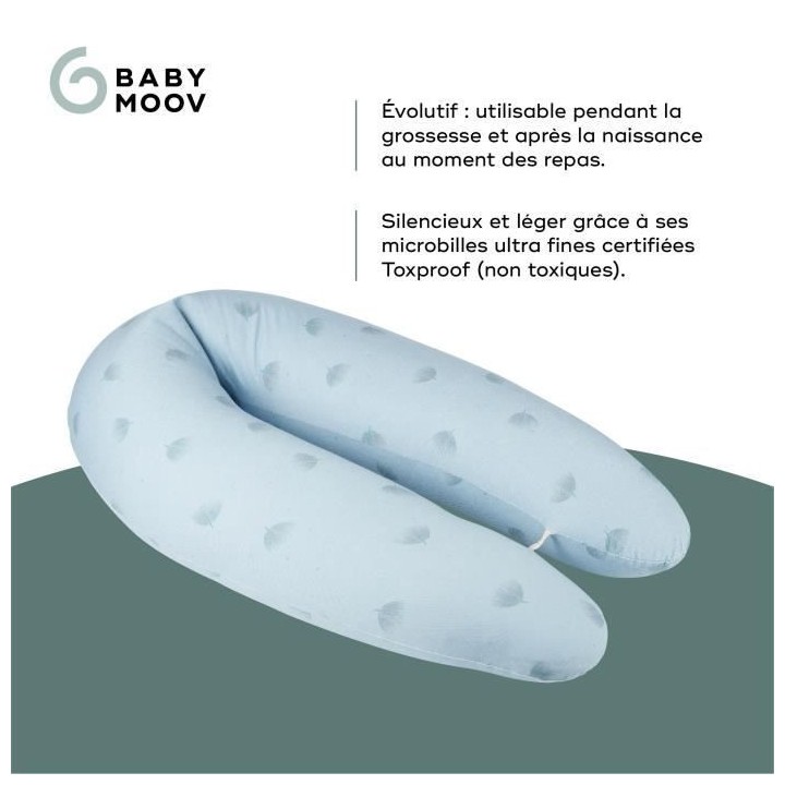 Babymoov B.LOVE Coussin de Maternité & Allaitement avec Remplissage M