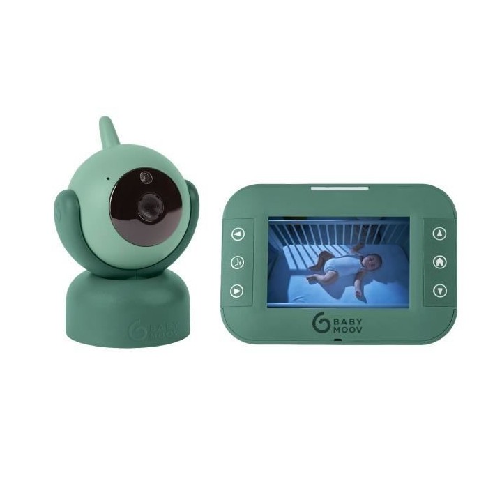 Babymoov Babyphone vidéo YOO Twist - Caméra motorisée avec vue a 36