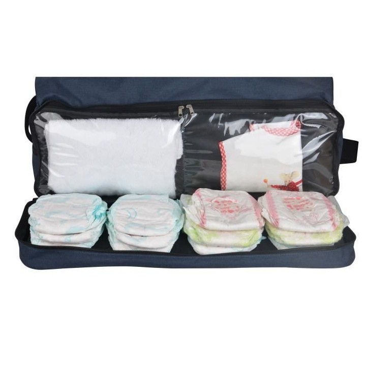 Sac a langer Week End BABY ON BOARD - Modele Team Moonlight - Grand fo