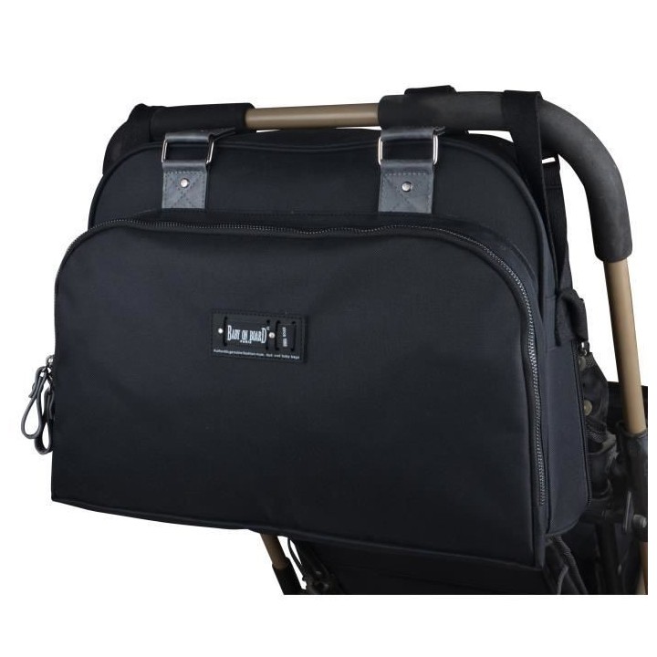 Baby on board- sac a langer - sac urban classic black - 2 compartiment