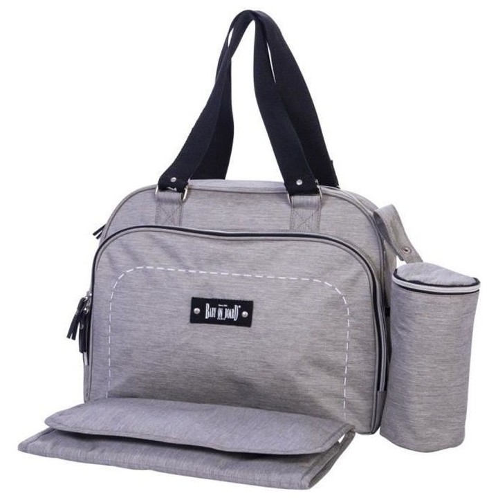 BABY ON BOARD Sac a langer SIMPLY Sushi - gris/noir