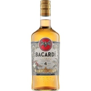 Rhum Bacardi Anejo Cuatro - Rhum vieux - Puerto Rico - 40%vol - 70cl