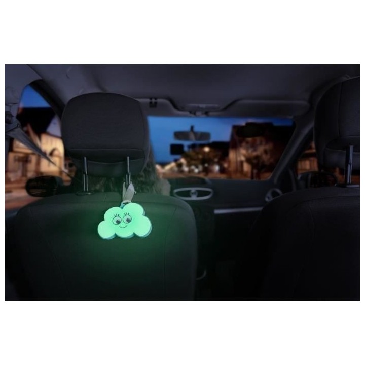 Veilleuse Nuage - BADABULLE - Nomade - 15 musiques - Blanc - 5,4 x 13