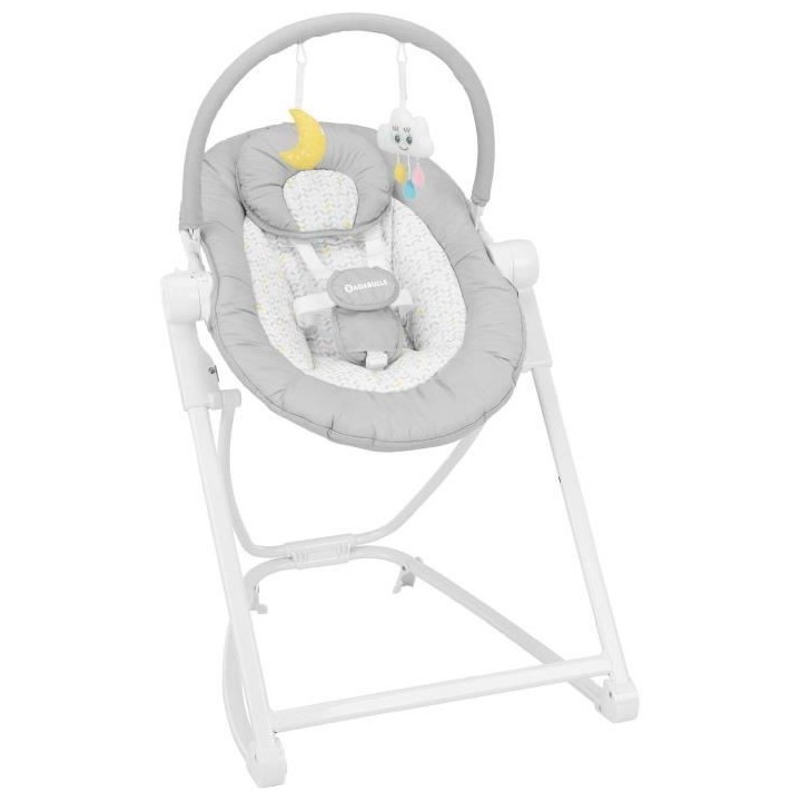 Badabulle Transat en hauteur Compact'Up, Pliage Ultra Compact, Confort