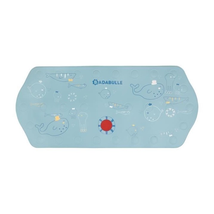 Badabulle Tapis de bain XXL antidérapant avec témoin de température