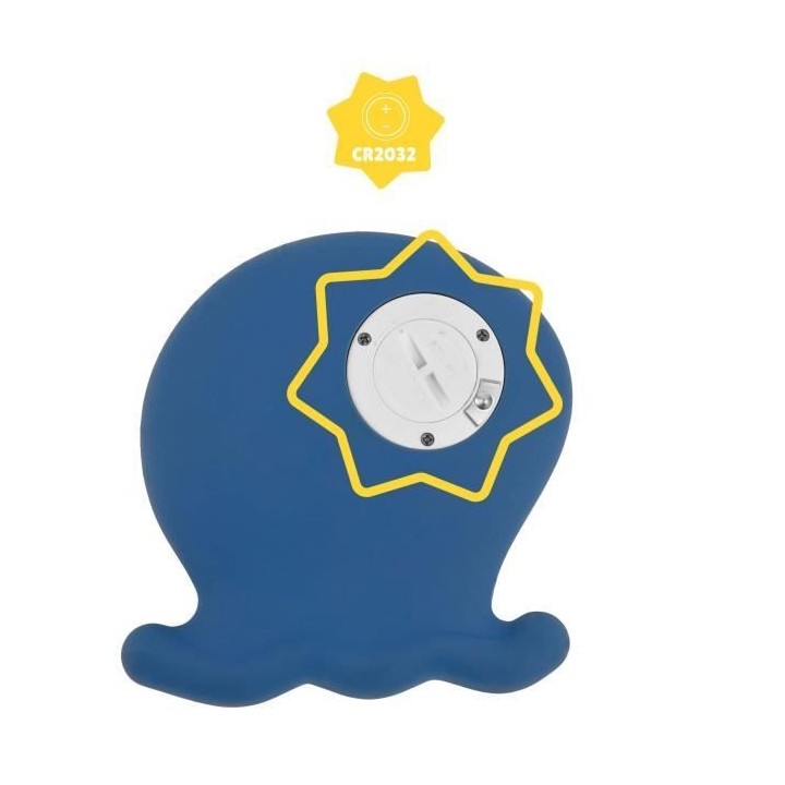 Badabulle Thermometre de bain digital, avec alerte si eau trop chaude