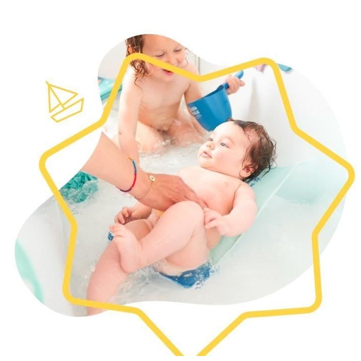 Badabulle Hamac de bain ergonomique, Antidéparant, Tissu respirant, 0