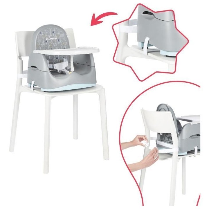 Rehausseur Nomade BADABULLE - Modele : ours - Pliage Compact - Univers