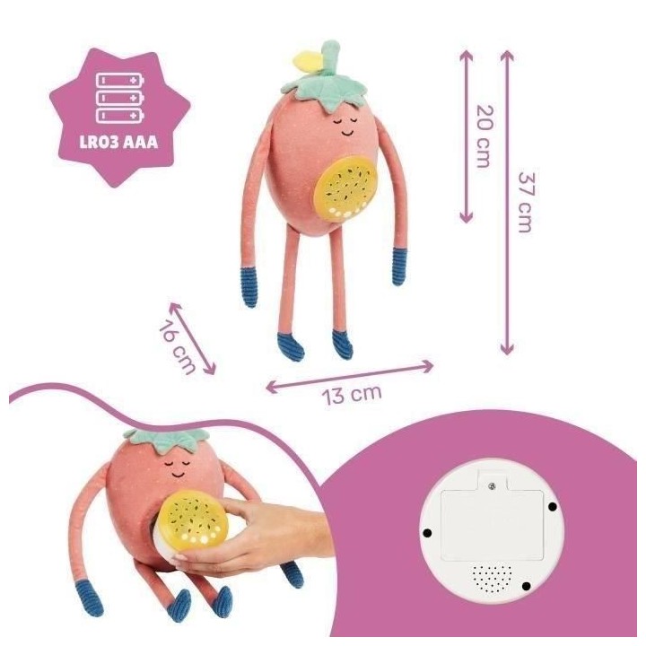 Veilleuse peluche BADABULLE - Modele : BARNABE, projection pour s'endo