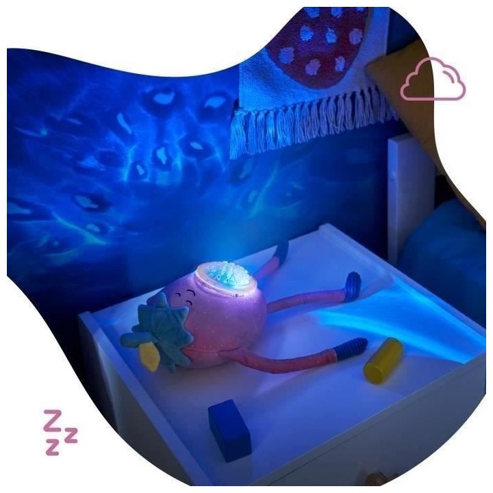 Veilleuse peluche BADABULLE - Modele : BARNABE, projection pour s'endo