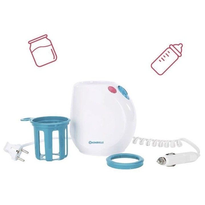 Chauffe-biberon vapeur Easy(+) Maison/Voiture - BADABULLE - Compatible