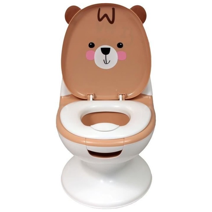 Pot bébé éducatif BAMBISOL - Couvercle et siege rabattable - Manett