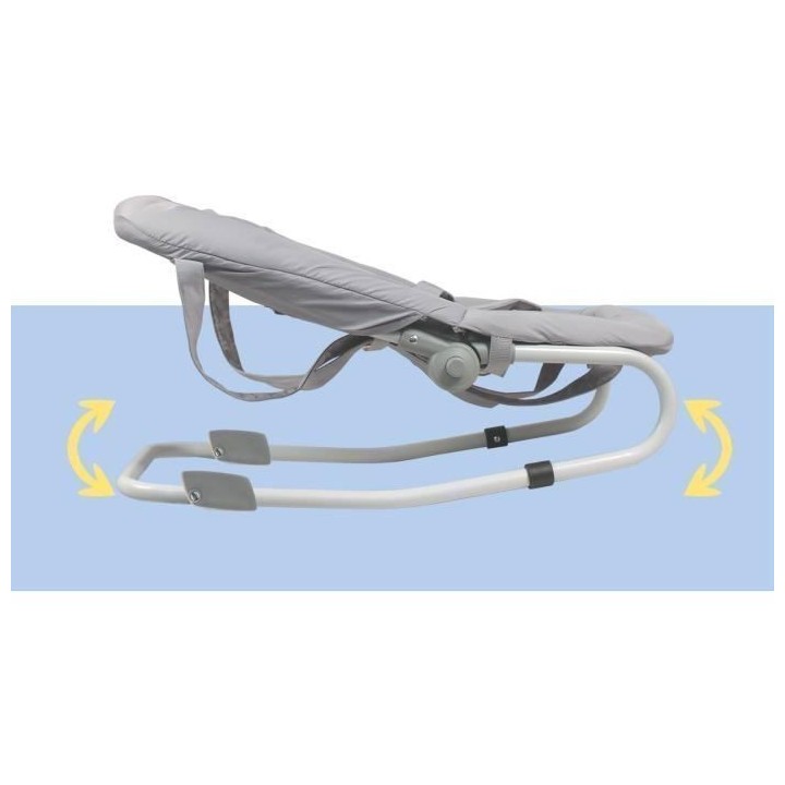 Transat balancelle BAMBISOL - Barre de jeux - Dossier inclinable 3 pos