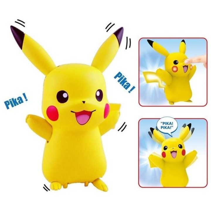Jeu interactif My Partner Pikachu de BANDAI - 10 cm - Pour enfant a pa