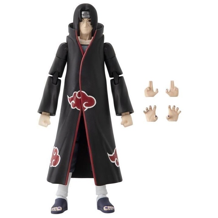 Figurine Anime Heroes 17 cm - Itachi Uchiwa - BANDAI - Naruto Shippude
