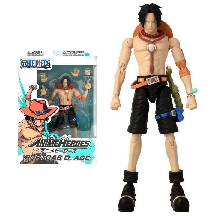 Figurine Portgas D. Ace 17 cm - Bandai - Anime Heroes - One Piece