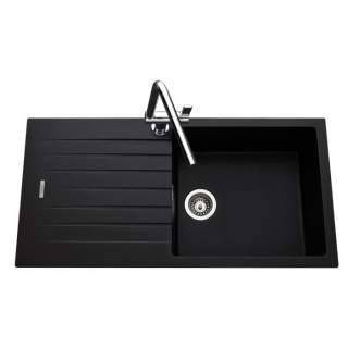 EWI Evier cuisine a encastrer 1 grand bac + 1 égouttoir Hola - Granit