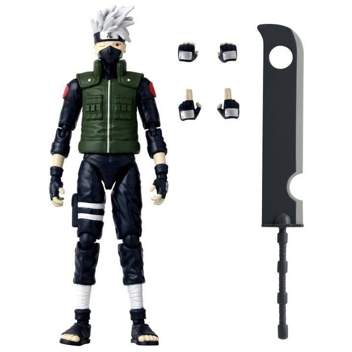 Figurine Anime Heroes - Bandai - Naruto Shippuden - Kakashi Hatake (Fo