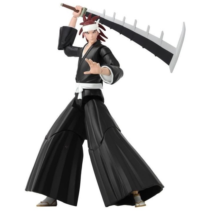 Figurine Anime Heroes 17 cm - Abarai Renji - Bleach - BANDAI
