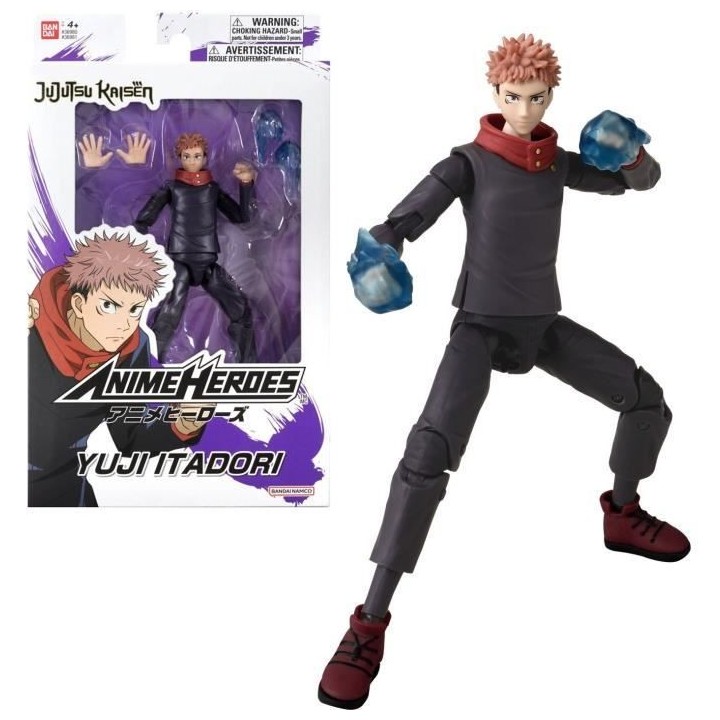 Figurine Anime Heroes 17 cm - Itadori Yuji - Jujutsu Kaisen - Bandai