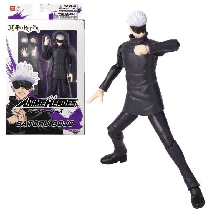 Figurine Anime Heroes 17 cm - Gojo Satoru - Jujutsu Kaisen - Bandai