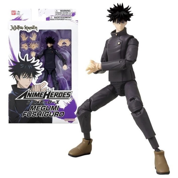 Figurine Anime Heroes 17 cm - Fushiguro Megumi - Jujutsu Kaisen - Band
