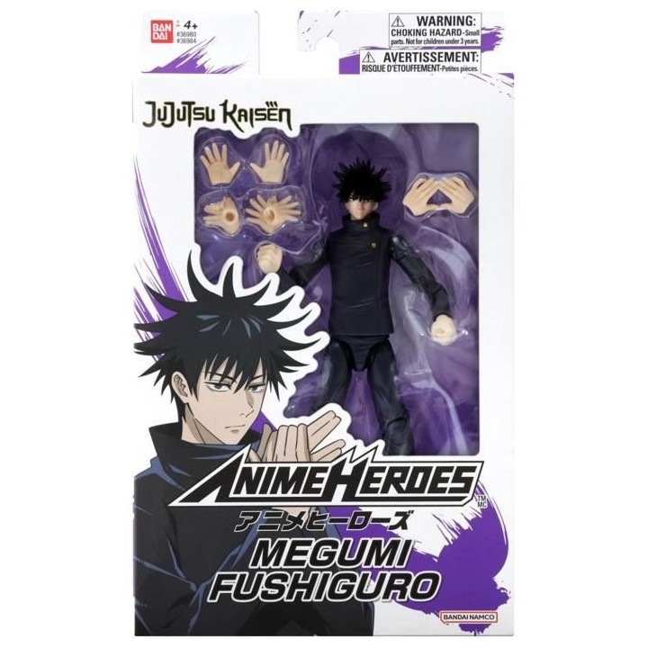 Figurine Anime Heroes 17 cm - Fushiguro Megumi - Jujutsu Kaisen - Band
