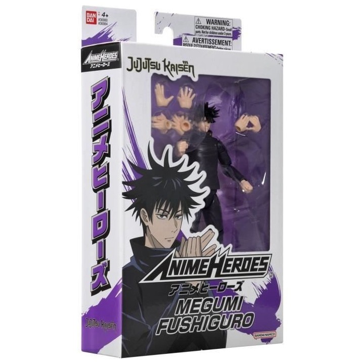 Figurine Anime Heroes 17 cm - Fushiguro Megumi - Jujutsu Kaisen - Band