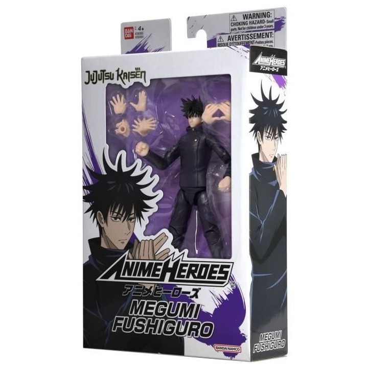 Figurine Anime Heroes 17 cm - Fushiguro Megumi - Jujutsu Kaisen - Band