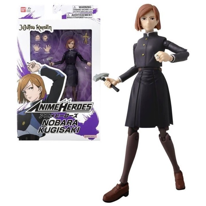 Figurine Anime Heroes 17 cm - Kugisaki Nobara - Jujutsu Kaisen - Banda