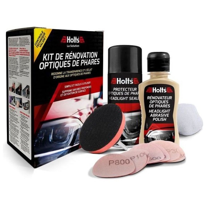 HOLTS Kit Rénovateur d'optique de phare
