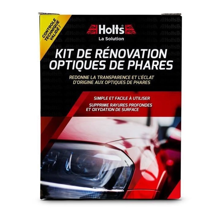 HOLTS Kit Rénovateur d'optique de phare