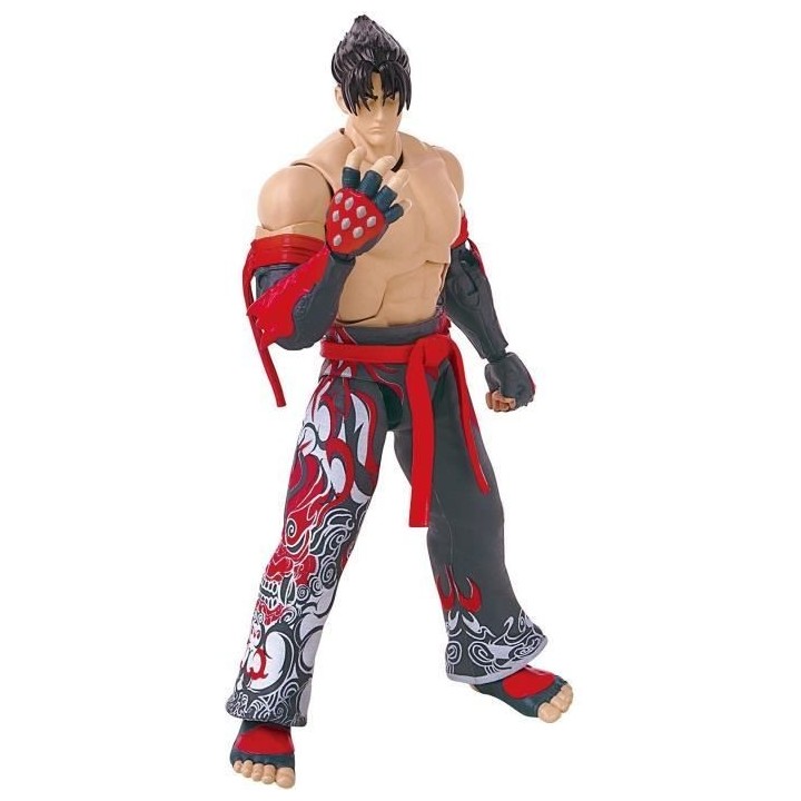 BANDAI - Tekken - Figurine d'action 17 cm - Jin Kazama Game Dimensions