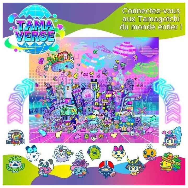 Tamagotchi Uni - Bandai - Modele Rose - Animal de compagnie virtuel co