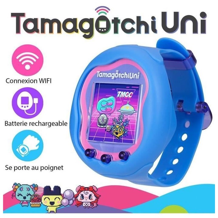 BANDAI - Tamagotchi Uni - Tamagotchi connecté avec bracelet montre -