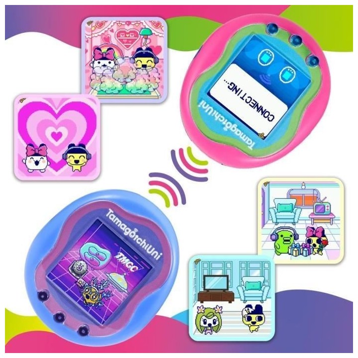 BANDAI - Tamagotchi Uni - Tamagotchi connecté avec bracelet montre -