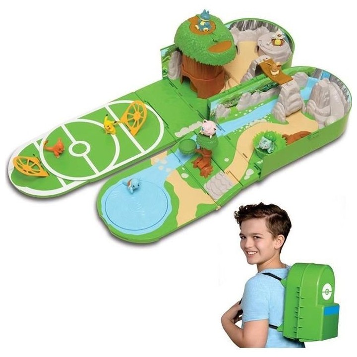 Sac a dos du dresseur Pokémon - BANDAI - Sasha - Bretelles ajustables