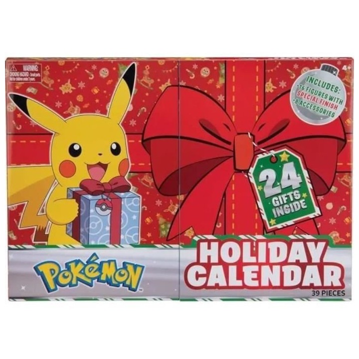Calendrier de l'Avent Pokémon - BANDAI - 24 figurines inédites - Pou