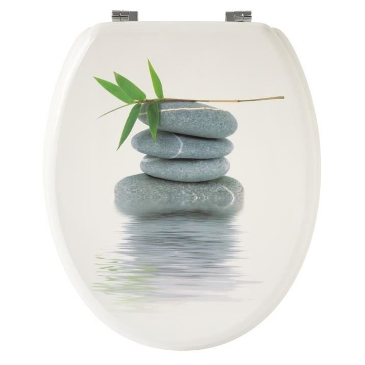 GELCO Abattant WC Galets gris