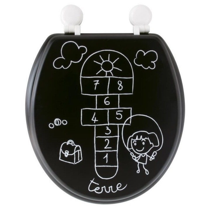 GELCO Abattant WC Recre noir