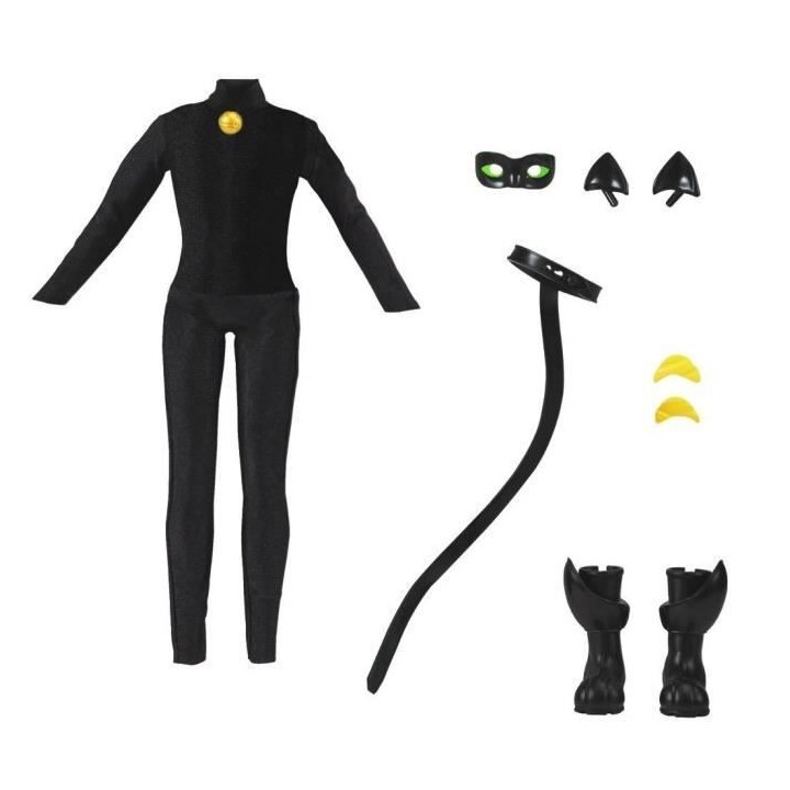 Poupée BANDAI - Miraculous Adrien et ses 2 tenues - 26 cm