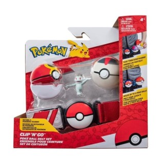 Ceinture Clip 'N' Go BANDAI - Pokémon - Ceinture, 1 Repeat Ball, 1 Ti