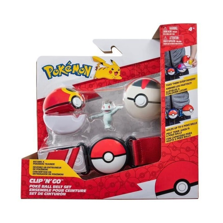 Ceinture Clip 'N' Go BANDAI - Pokémon - Ceinture, 1 Repeat Ball, 1 Ti