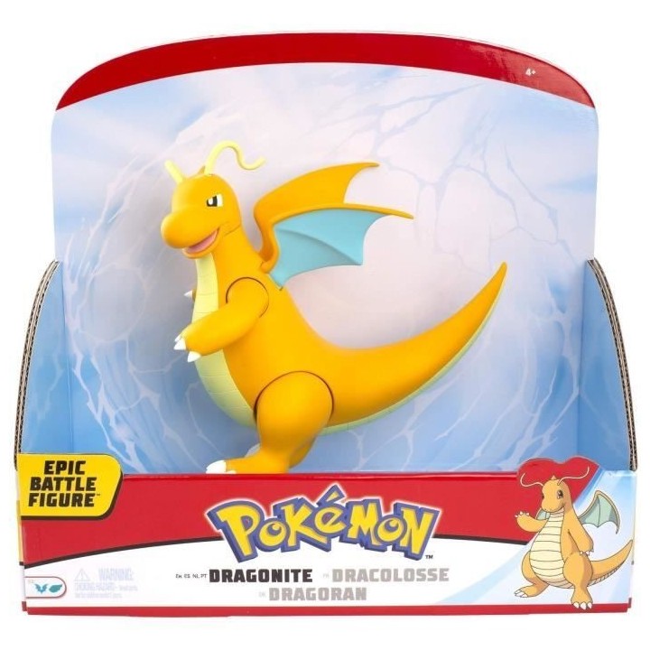 Figurine Pokémon légendaire Dracolosse 30 cm de BANDAI