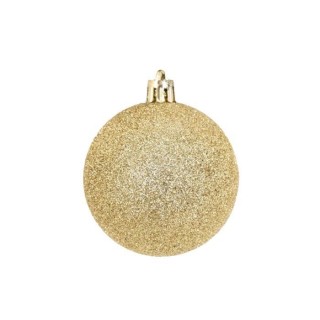 AUTOUR DE MINUIT Set de 8 boules pailletées - Ø5 cm - Noir