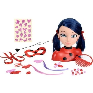 Tete a coiffer Miraculous Ladybug - BANDAI - Rouge - Licence Miraculou