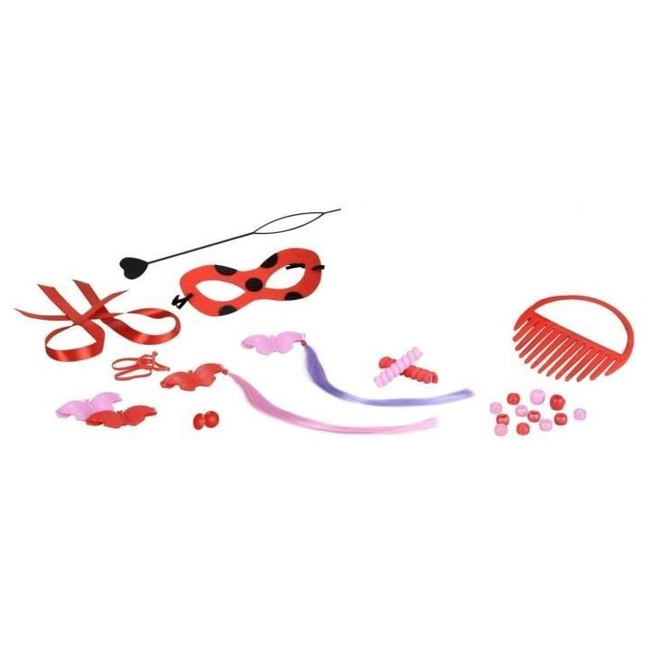 Tete a coiffer Miraculous Ladybug - BANDAI - Rouge - Licence Miraculou